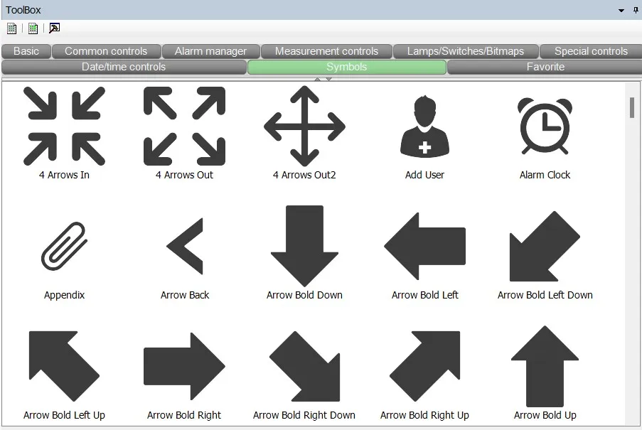 codesys symbols control toolbox